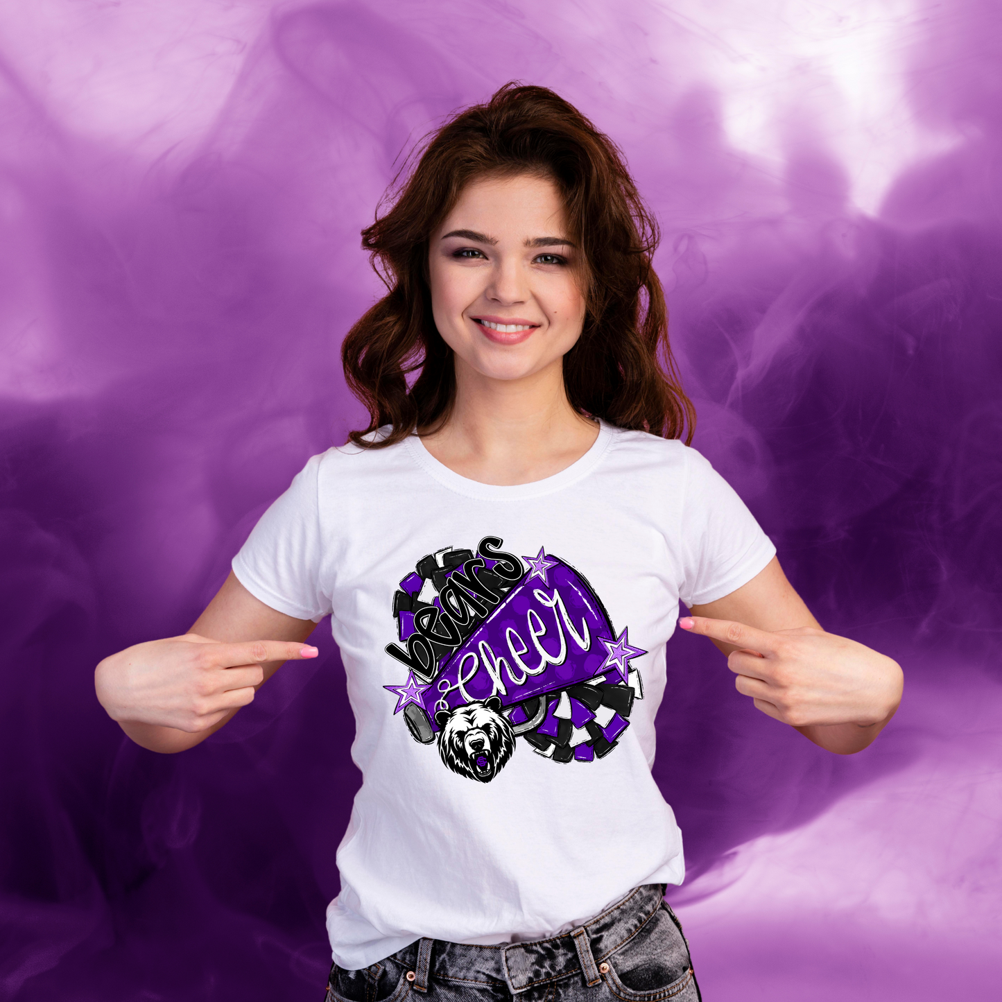 Bears Cheer Art T Shirt