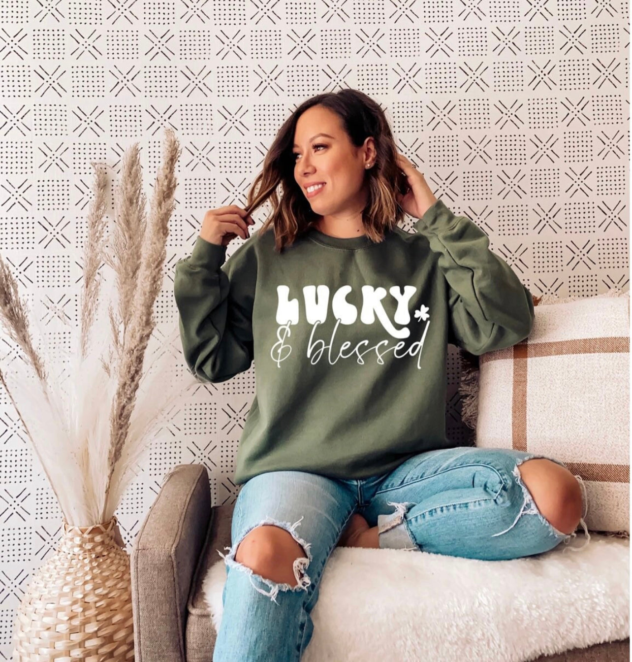 Lucky & Blessed Sweatshirt