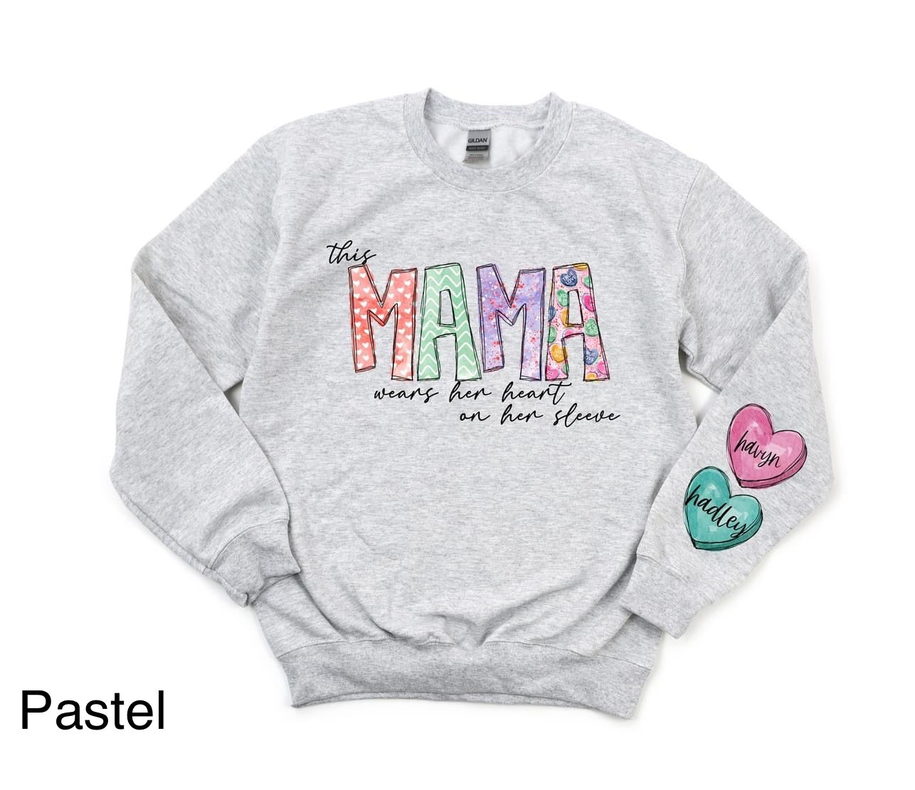 Mama / Nana Hearts Sweatshirt