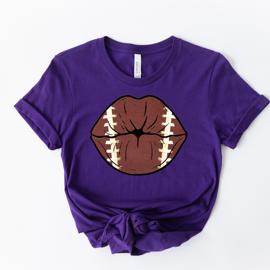 Football Lips T Shirt