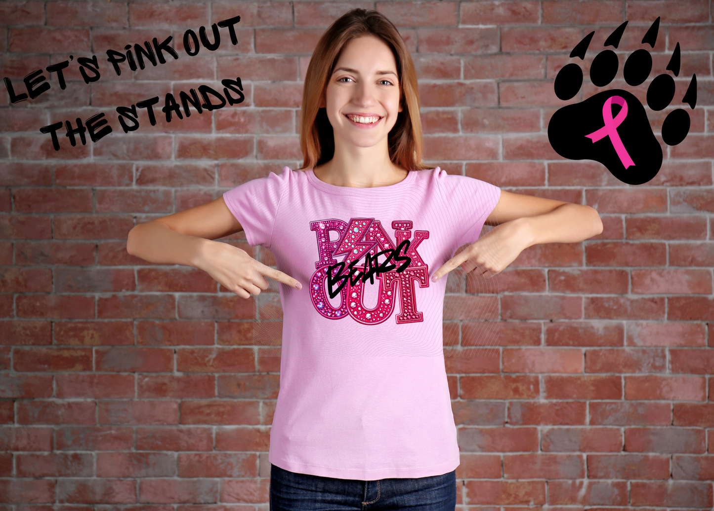 Bears Pink Out T-Shirt