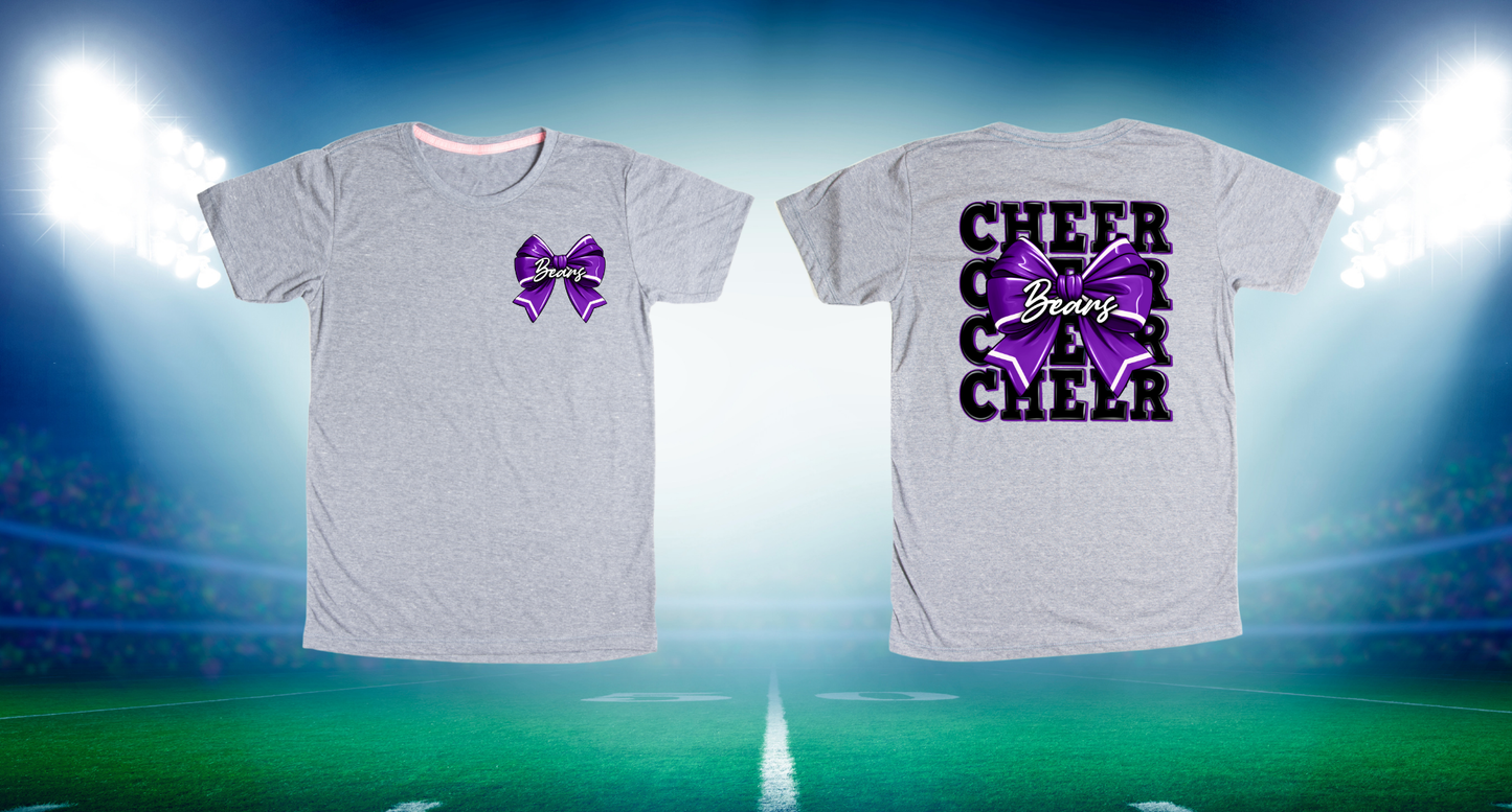 Bears Cheer Stacked T Shirt