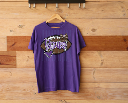 Bears Football with a Bow T Shirt