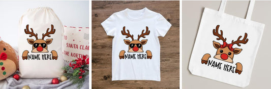 Rudolph Personalized Kids Shirts