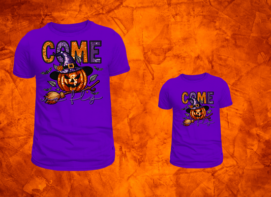 Come and Fly Pumkin T Shirt