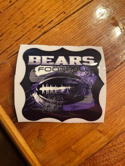 Bears Decals 3x5in