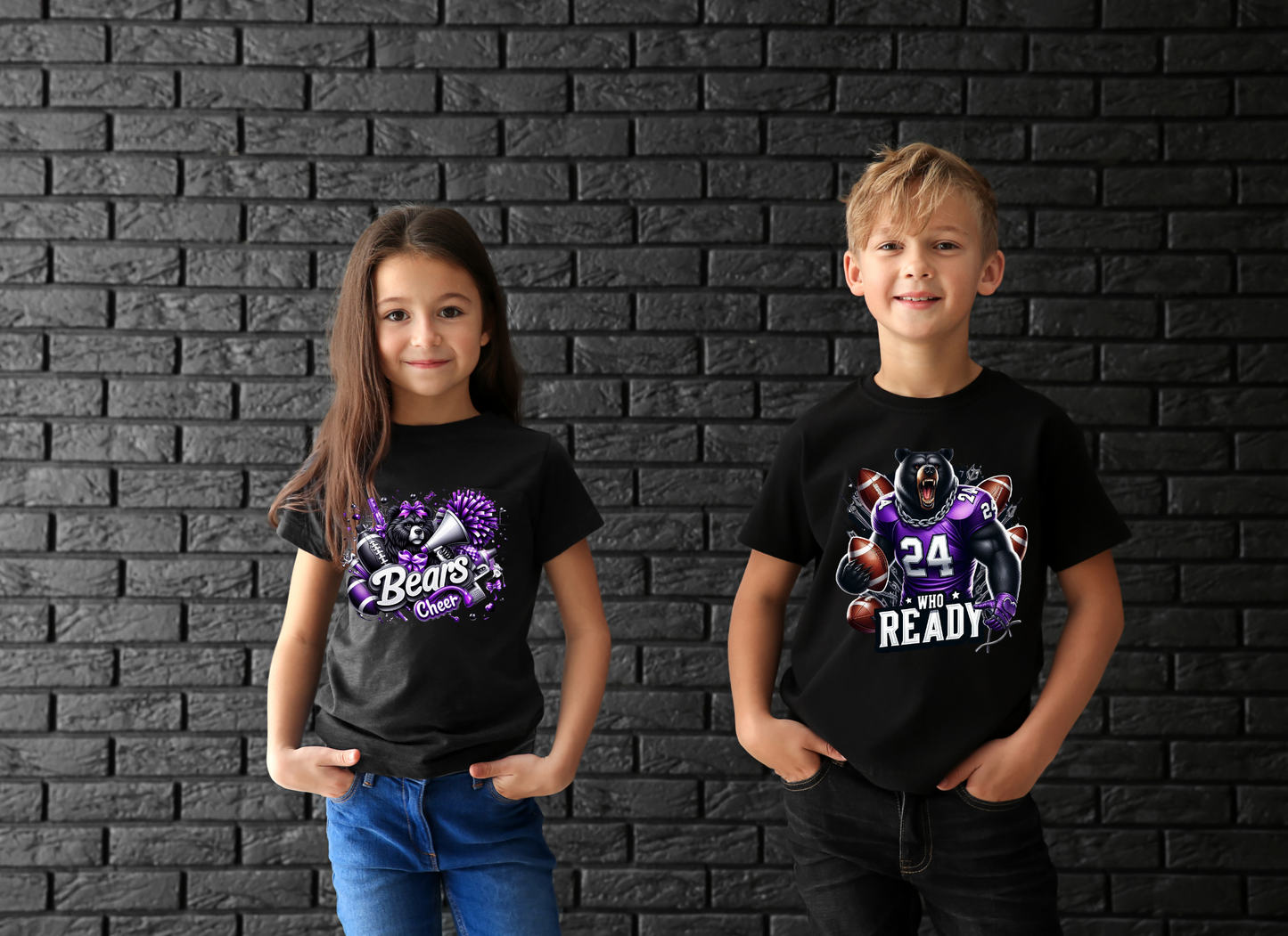 Youth Cheer and Football T Shirts