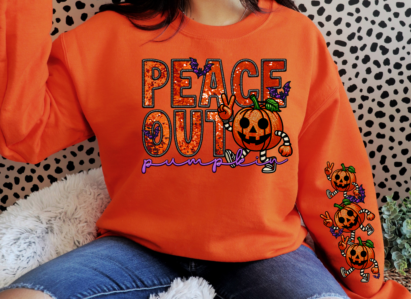 Peace Out Pumpkin Sweatshirt