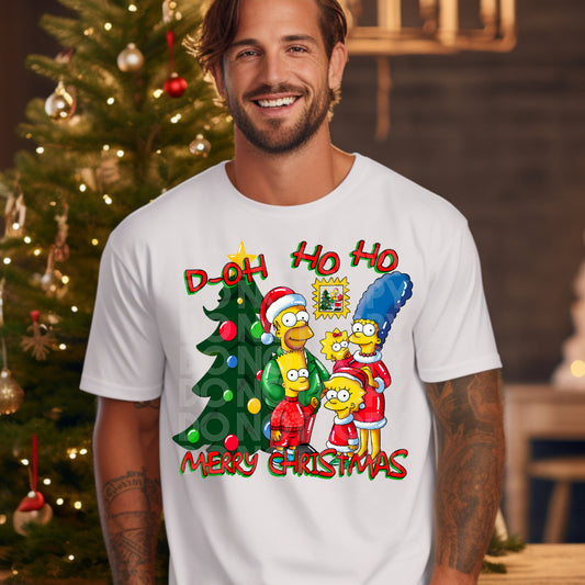 Merry Simpsons T-Shirt